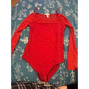 6 FOR $15 Red small dance outfit sheer top